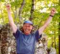 Photo: Gary after seeing a bear
