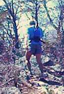 Photo: Chris going up another hill on the east ridge