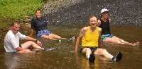 Cooling off after Browntown Loop