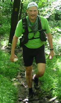Brian McNeill at the 19 mile aid station