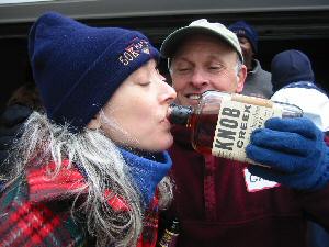 Maria hits the Knob at the Eagle Run