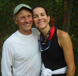 Gary and Sophie at the finish