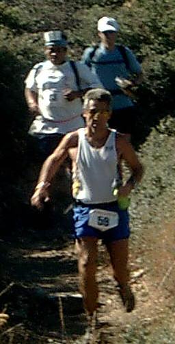 Mike on the trail at Angeles Crest