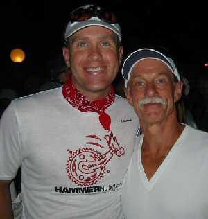 Rob (left) with Tom Corris. Photo: Keith Knipling