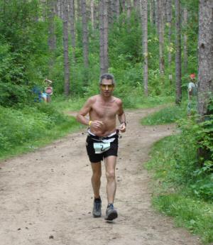 Mike Campbell on the trail