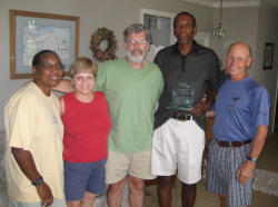 Dennis and Sue Herr receive the James Moore Award