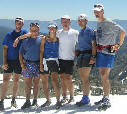 Photo of VHTRC runners at Emigrant Gap