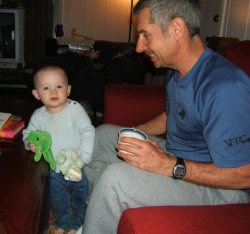 Photo of Mike and Granddaughter