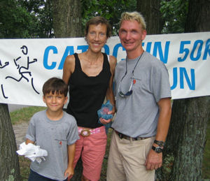 Photo of Mary with Kevin and Crocker