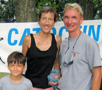 Mary Sayers with Kevin and Crocker