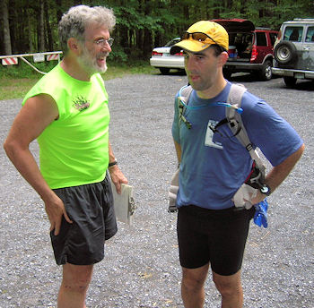 Dennis and Jaret at the finish