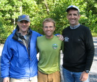Winner Keith Knipling with Mike Bur and Quatro Hubbard
