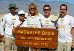 Alisa's Crew at Badwater