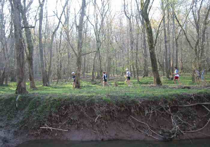 Running on the Bull Run Trail