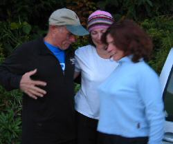 Gary Knipling and Deb Pero with Sue Johnston in background. Photo: Steve Pero