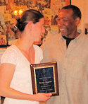 Wendy Marszalek receives James Moore Award from James